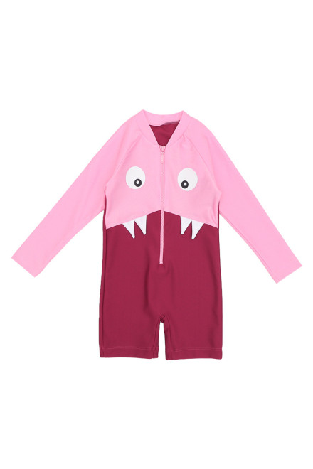 Dino Diving Swimsuit - Pink