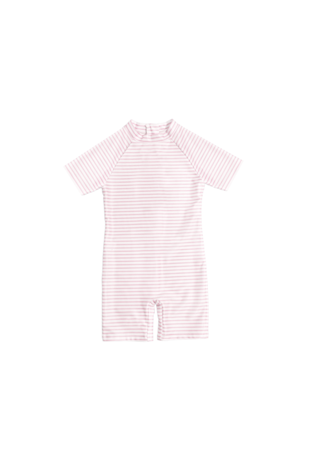 Stripes & Blooms Short-sleeves Diving - Pink Stripes
