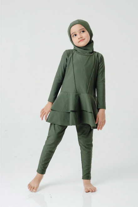 Lee Vierra Layla Burqini Kids, Baju Renang Muslim Anak