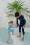 Bleu Marine Long Diving Swimwear Baju Renang Anak