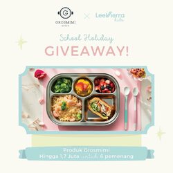 🥳Leevierrrakids Road To School Holiday Giveaway 🥳

Halo Mommies! Dalam rangka memeriahkan libur sekolah, kita akan mengadakan Giveaway pertama kali dengan beberapa brand besar di Indonesia, pada kesempatan kali ini Giveaway bersama @grosmimi.id moms✨

HADIAHNYA GA MAIN2!!🤩🤩
Total hadiah 1.700.000
Stainless Food Tray 5 Compartment untuk 3 pemenang 😍
Stainless Food Tray 5 Compartment untuk 3 pemenang😍

Simak "Syarat & Ketentuan" Giveaway ya mom :
1. Follow Instagram @grosmimi.id dan @leevierrakids
2. Like dan save postingan ini
3. Mention minimal 3 temanmu di komen
4. Spam likes feed post mana saja di akun @grosmimi.id dan @leevierrakids
6. Pastikan akun kalian tidak diprivate
Periode giveaway 14 May - 24 May 2022 ‼️

Pemenang akan diundi dan diumumkan tanggal 24 May di Instagram Story @leevierrakids

Good luck ya mommies 🤗😘