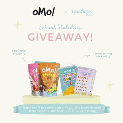 🥳Leevierrrakids Road To School Holiday Giveaway 🥳

Halo Mommies! Dalam rangka memeriahkan libur sekolah, kita akan mengadakan Giveaway pertama kali dengan beberapa brand besar di Indonesia, pada kesempatan kali ini Giveaway bersama @omohealthysnack nih moms✨

HADIAHNYA GA MAIN2!!🤩🤩
10 Pemenang masing-masing pemenang akan mendapatkan :
- Paket 2 pcs Omo Crunch + Activity Book 😍

Simak "Syarat & Ketentuan" Giveaway ya mom :
1. Follow Instagram @omohealthysnack dan @leevierrakids
2. Like dan save postingan ini
3. Mention minimal 3 temanmu di komen
4. Spam likes feed post mana saja di akun @omohealthysnack dan @leevierrakids
6. Pastikan akun kalian tidak diprivate
Periode giveaway 11 Mei 2022l -  17 Mei 2022 ‼️

Pemenang akan diundi dan diumumkan tanggal 18 Mei di Instagram Story @leevierrakids

Good luck ya mommies 🤗😘