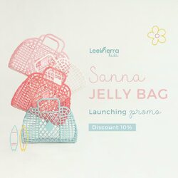 Our Sanna jelly bag is made of soft, safe and durable materials. Dirt-resistant make the bag washable and moms no need to worry too much, also light weight design supports carrying it everywhere.

Enjoy 10% off on our launching promo 😘😆

Get it fast mom mumpung lagi promooo 🤩